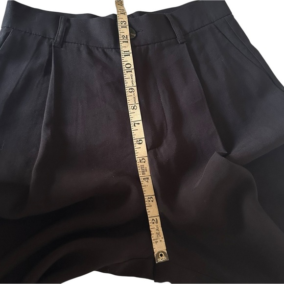 NWT ZARA WIDE LEG VISCOSE BLEND LIGHTWEIGHT BLACK PANTS SIZE SMALL - Picture 11 of 13